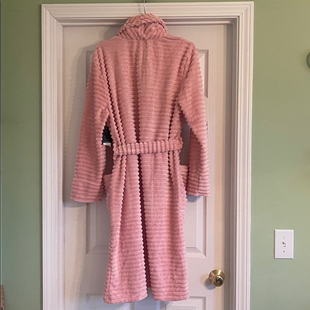 Nine West Ribbed Plush Robe -Size Large-new - Picture 4 of 7